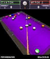 Игра 3D Real Billiard для LG gs290