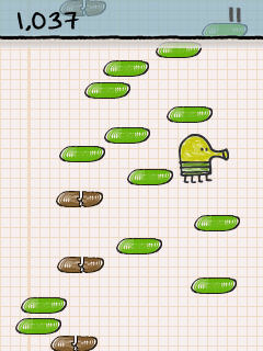 Игра Doodle Jump для LG gs290