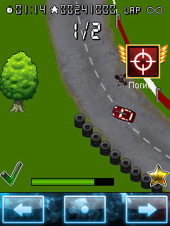 Игра Outlaw Racing для LG gs290 